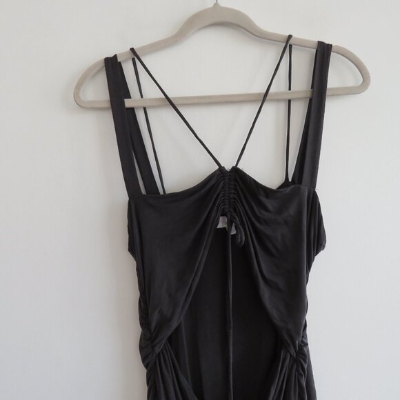 JONATHAN SIMKHAI Lucy Slinky Jersey Cutout Ruched Dress Evening Party - Size XL - Picture 4 of 15